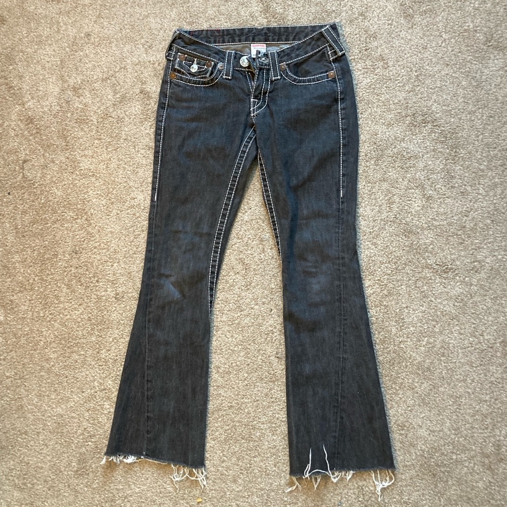 True Religion Low Rise Bootcut Jeans
